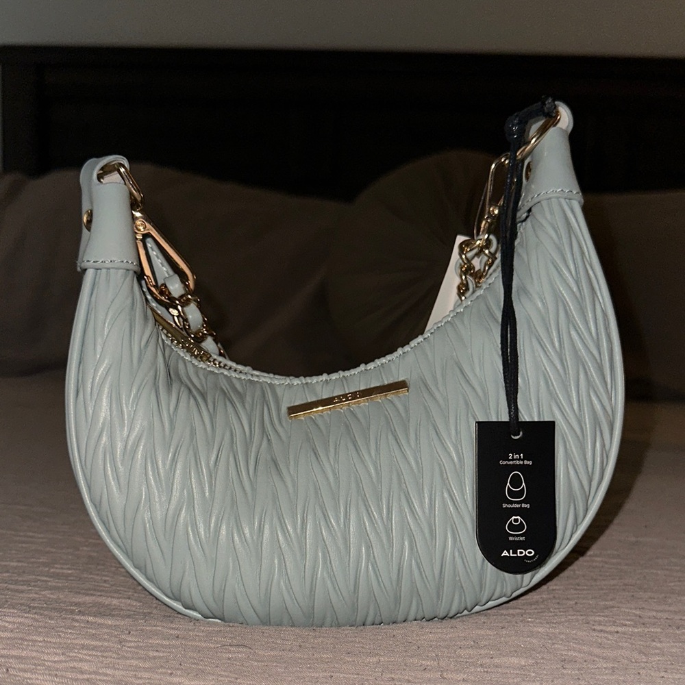 Aldo Women's Elegant Gray Shoulder Bag